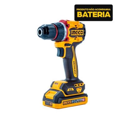 Imagem de Parafusadeira Furadeira INGCO 55Nm BL Bateria 20V P20S