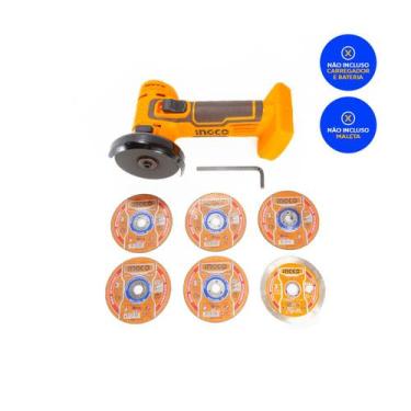 Imagem de Mini Esmerilhadeira INGCO 3" Bateria 20V P20S