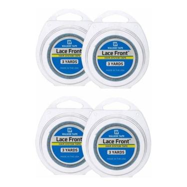 Imagem de Fita Walter Type Lace Front Dupla Face 3 Yards 1,27Mm - 4Un