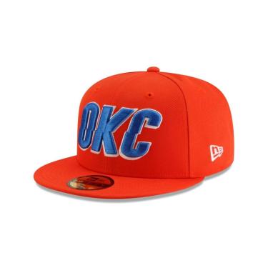 Imagem de BONE NEW ERA 59FIFTY OKLAHOMA CITY THUNDER NBA LARANJA-Masculino