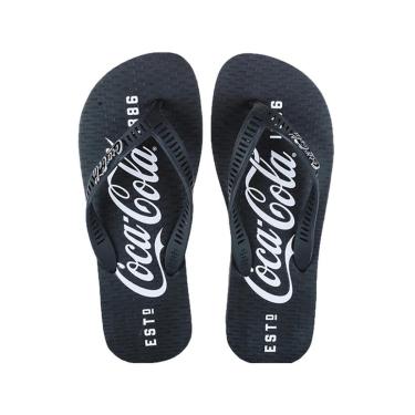 Imagem de Chinelo Masculino Coca Cola 1886 Preto - CC3515-Masculino