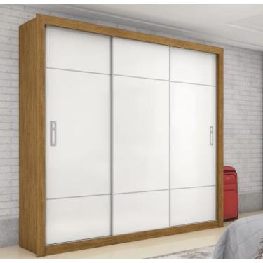 Imagem de Guarda Roupa Lotse sem Espelho Cinamomo/Branco - Carioca Móveis