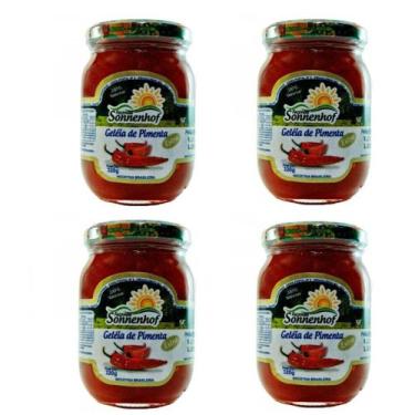 Imagem de 4 Potes Geleia Extra De Pimenta Natural 320g - Sonnenhof