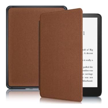 Imagem de Case Kindle 11ª Geração Paperwhite 2021 M2l4ex 6.8 + Película DM ACESSÓRIOS (Marrom)