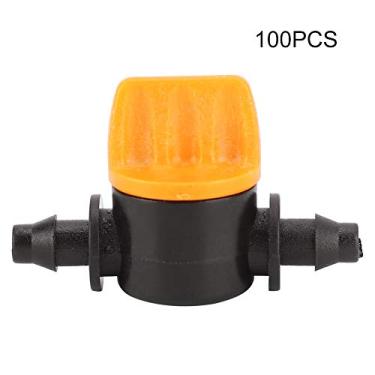 Imagem de Válvula de mangueira de jardim PVC Waterstop Conector Mini válvula adaptador de irrigação interruptor liga/desliga para jardinagem familiar Espaço verde público 4/7 tamanho 100