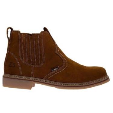 Imagem de Botina Vira Francesa Masculina Zebu Original 51050 Caramelo-Masculino
