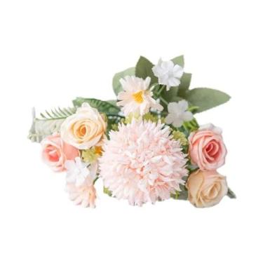 Imagem de 7 Hastes De Flores Artificiais De Camomila Para Decoração De Casa, Arc