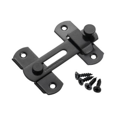 Imagem de Fechadura De Porta De Celeiro Em Aço Inoxidável Reforçado, Trava Desli