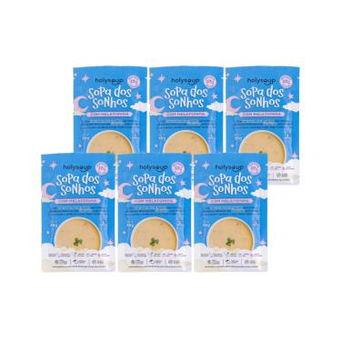 Imagem de Kit 6X: Sopa dos Sonhos com Melatonina Sachê Holysoup 35g
