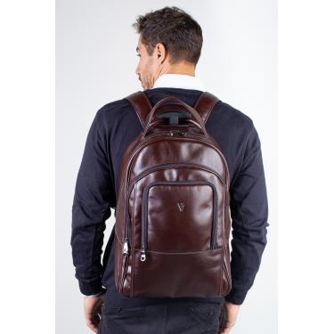 Imagem de Mochila de carrinho em couro italiano Heitor