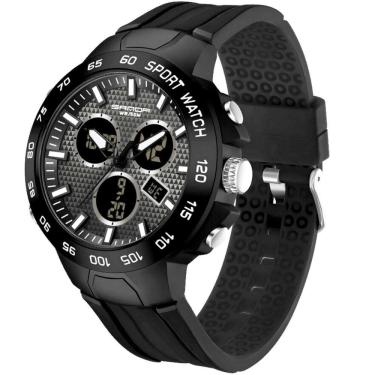 Imagem de Relógio Pulso Digital Masculino Display Duplo A Prova D`Água