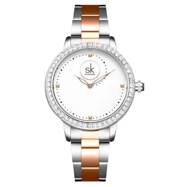 Imagem de Relógio Pulso Feminino Elegante De Em A Prova D'Água