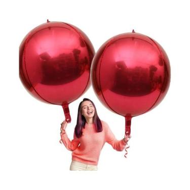 Imagem de Balões De Alumínio Dourado, Prateado, Verde E Vermelho De 32 Polegadas