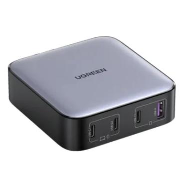 Imagem de Carregador Ugreen Nexode 100w 3 Usb C Pd Para 1 Usb A Cinza.