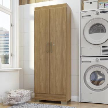 Imagem de Armário Sapateira Multiuso 2 Portas Com Chave Essencial - Freijó