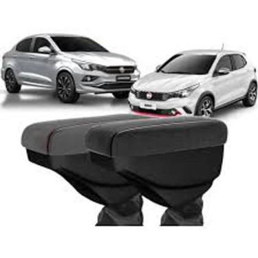 Imagem de Apoio de braço Fiat Argo...tecido cinza c/costura cinza