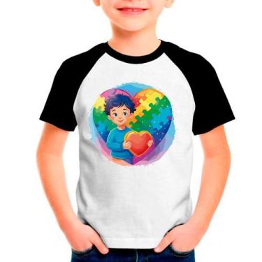 Imagem de Camiseta AUTISTA AUTISMO Moda Infantil Roupa Criança 02 - DESIGN CAMIS