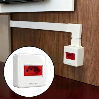 Imagem de Kit Tomada 10a 20a 20a vermelho interruptor simples paralelo Sistema X