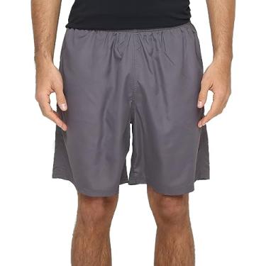 Imagem de Bermuda Masculina, Speedo, Basic Colors, Microfibra com Bolsos e Sunga Interna, tamanho P - Cinza