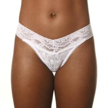 Imagem de Calcinha Fio Dental DeMillus Xamego 016198 Renda Confortável Sem Marca