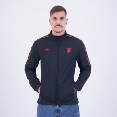 Imagem de Jaqueta Umbro Athletico Paranaense Viagem 2024 Preta-Masculino