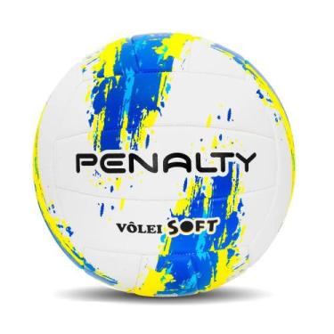 Imagem de Bola de Vôlei Penalty Soft Xxiii Branco/azul, Branco, Azul, Único
