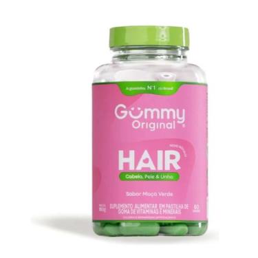 Imagem de Gummy Hair Cabelos, Pele e Unha Maçã Verde, MAÇÃ VERDE