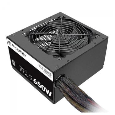 Imagem de Fonte 650W Thermaltake TR2 S Series - PFC Ativo - 80 PLUS® - PS-TRS-0650NNFAWB-1