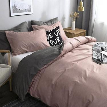 Imagem de Jogo De Cama Casal Queen 6 Peças Edredom Rose Vintage