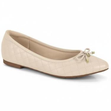 Imagem de Sapatilha Modare Feminina Creme Anatómica Estilo Moderno -, Creme, 38