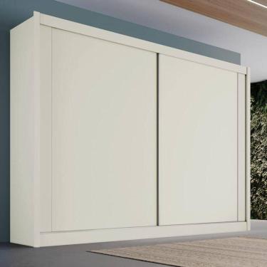 Imagem de Guarda Roupa Casal 2 Portas 4 Gavetas Creta-off White Europa