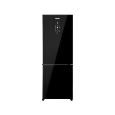 Imagem de Refrigerador Bottom Freezer Inverter Panasonic de 02 Portas Frost Free com 511 Litros Black Glass - NR-BB71GV7B