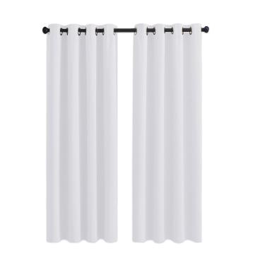 Imagem de Cortina Alice Para Sala Quarto Cozinha 3,00X1,80m Branca