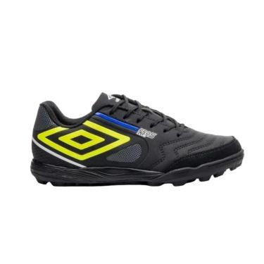 Imagem de Chuteira Society Umbro Pro 5 Bump Club Preto e Verde-Masculino