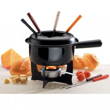 Imagem de Aparelho de Fondue 1214-116 para Queijo e Chocolate Prático Durável com Garfos Colorido...