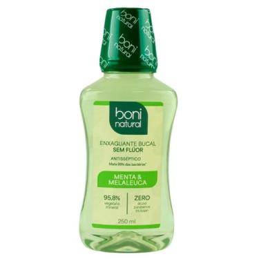 Imagem de Enxaguante Bucal Vegano Menta E Melaleuca 250ml Boni Natural