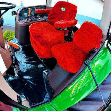 Imagem de Jogo Capa Operador e Passageiro Banco Chinil Compatível Trator John De