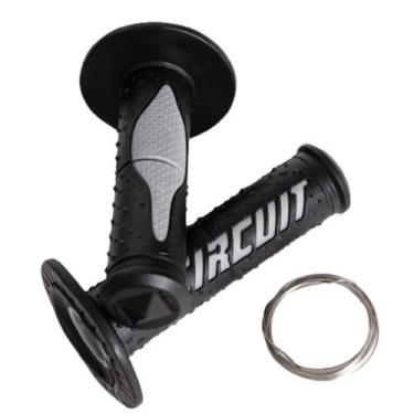 Imagem de Manopla electra racing circuit equipment, PRETO / CINZA