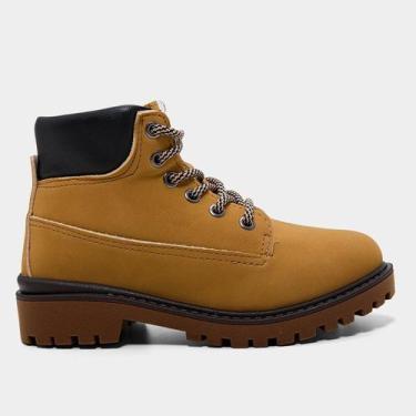 Imagem de Bota Infantil Molekinho Menino, Mostarda, Preto, 31