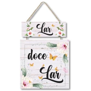 Imagem de Placa decorativa Lar doce lar PL308 - Cair de Pé