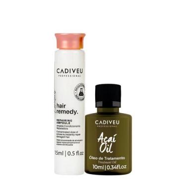 Imagem de Kit Cadiveu Essentials Hair Remedy Reparadora e Açaí Oil (2 produtos)
