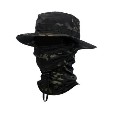 Imagem de Chapéu De Pesca Dobrável Com Proteção Solar Musion Boonie Balaclava Re