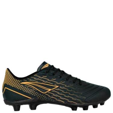 Imagem de Chuteira Penalty Campo Garra Y2.0 Unissex Preto Dourado, 42