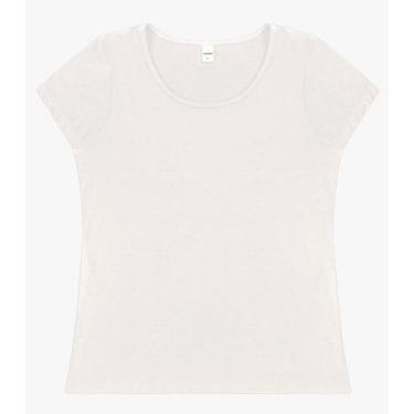 Imagem de Blusa Feminina Viscotorcion Básica Rovitex Bege, G, Bege