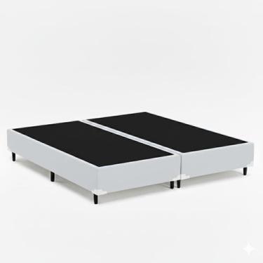 Imagem de Base Box King Bipartida 96 Diversas Cores 193x203x40 - Plenna, Corino 