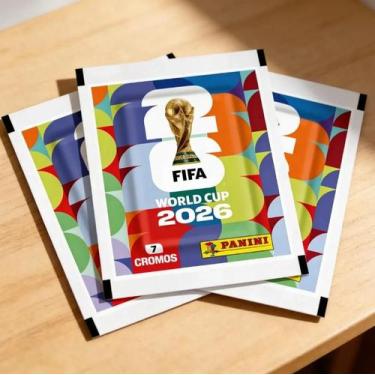 Imagem de Kit 140 Figurinhas Álbum Copa Do Mundo 2026 (20 Envelopes) - Panini
