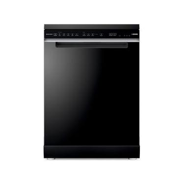 Imagem de Lava-Louças Brastemp Preta com 15 Serviços, 05 Programas de Lavagem e Smart Sensor - BL...
