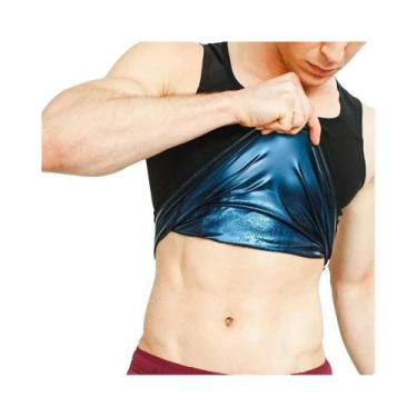 Imagem de Colete Sauna Masculino De Neoprene Para Treino, Modelador De Cintura E