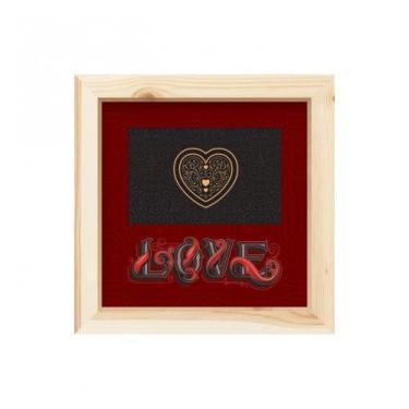 Imagem de Porta Retrato LOVE 24x24cm - FABRICA GEEK
