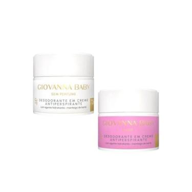 Imagem de Giovanna Baby Kit 2 Desodorantes em Creme Sem Perfume + Rosé 55g
